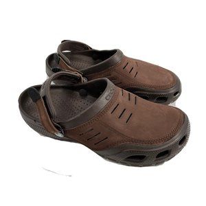 Crocs Yukon Vista II Clogs Brown Crocs Mens Sz 13